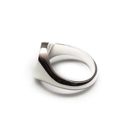 SIGNET RING CUSHION FACE  11 x 9mm