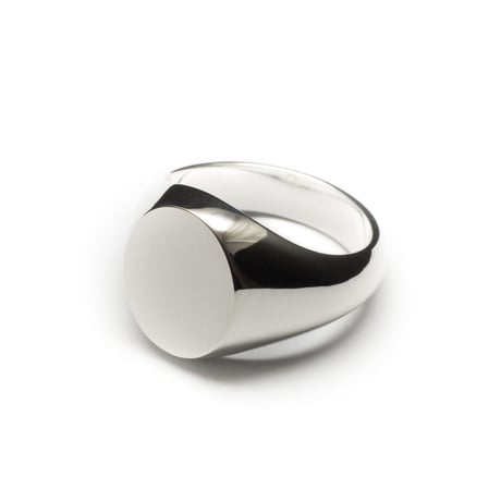 SIGNET RING OVAL FACE  13 x 11mm