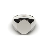 SIGNET RING OVAL FACE  13 x 11mm