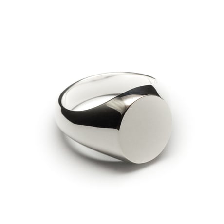 SIGNET RING OVAL FACE  13 x 11mm