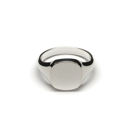 SIGNET RING CUSHION FACE  10mm