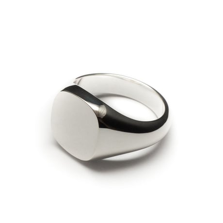SIGNET RING CUSHION FACE  12mm