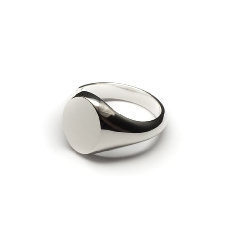 SIGNET RING OVAL FACE  11 x 9.5mm