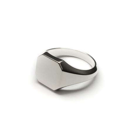 SIGNET RING OCTAGON FACE  10mm