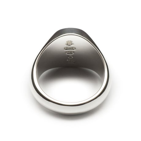 SIGNET RING OVAL FACE  15 x 13mm
