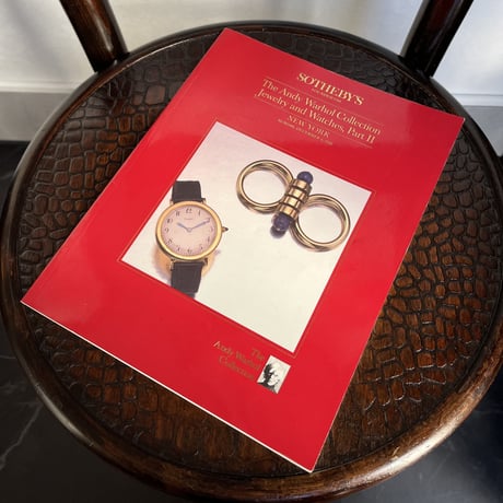 Andy Warhol Collection 1988 Sotheby`s Catalg + Jewelry and Watches PartⅡ