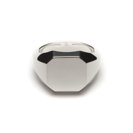 SIGNET RING OCTAGON FACE  12mm