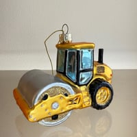 Rode roller glass ornament USA