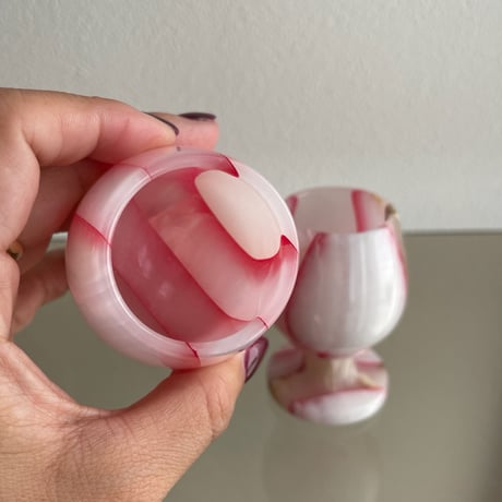 Stone cup Small Pink