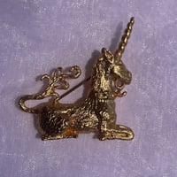 NY metropolitan museum unicorn brooch