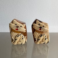 Wood mini box cat