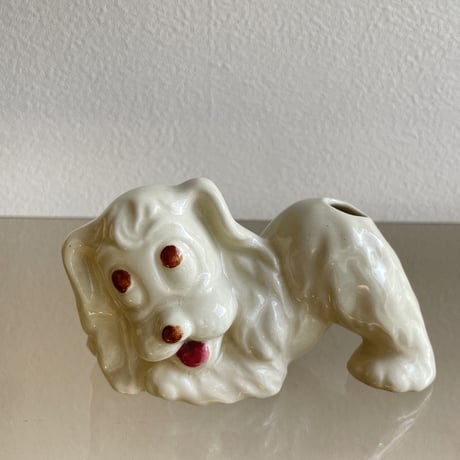 Dog flower vase