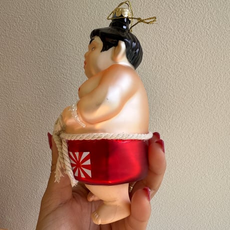 SUMO 横綱 glass ornament USA