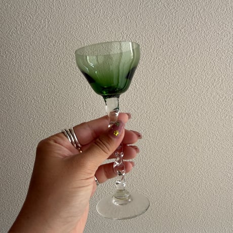 Portugal twisted stem glass