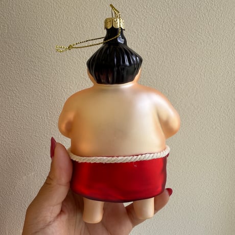 SUMO 横綱 glass ornament USA