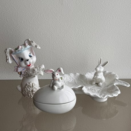 Rabbit and leaf  tray