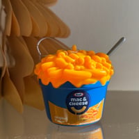 Mac & cheese plastics ornament USA