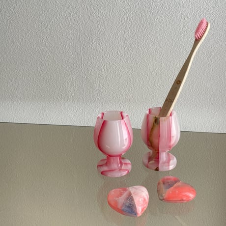 Stone cup Small Pink