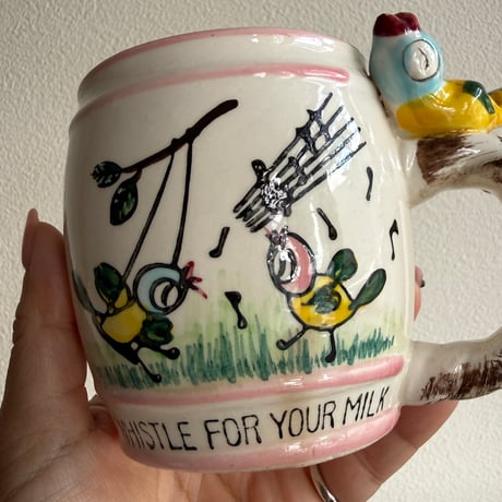 【訳アリ】Bird whistle mug