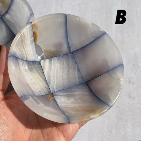 Stone bowl blue
