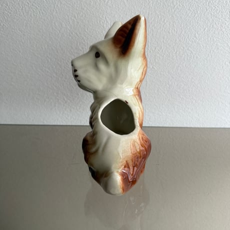 Dog flower vase