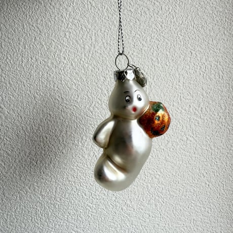 【Vintage】Ghost glass ornament USA