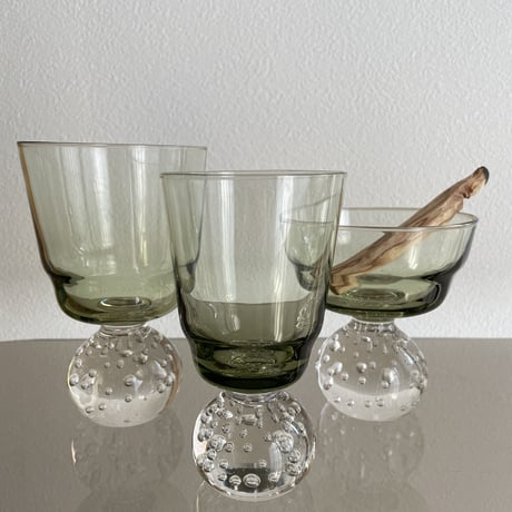 Bubble stem glasses（Medium）