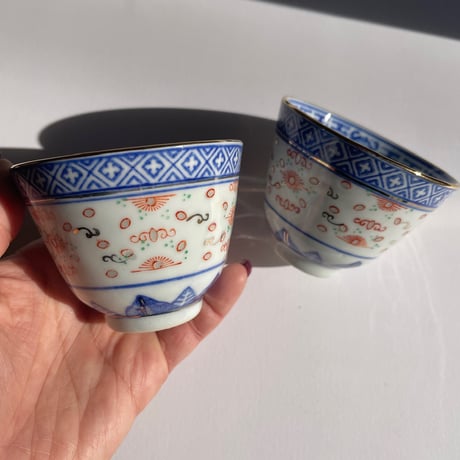 中国茶器 景徳鎮陶器 湯呑み茶碗 中