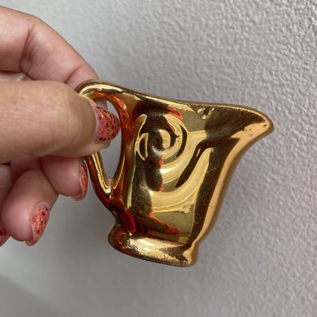 Gold mini pitcher