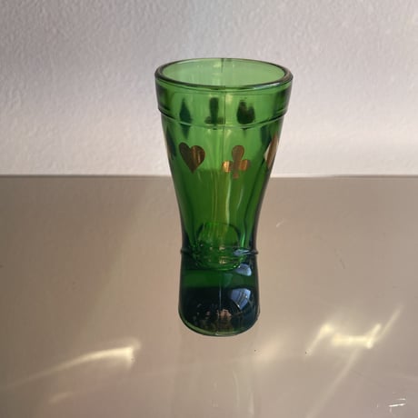 Boot green mini glass