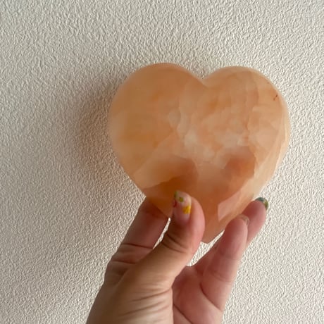 Heart selenite  bowl