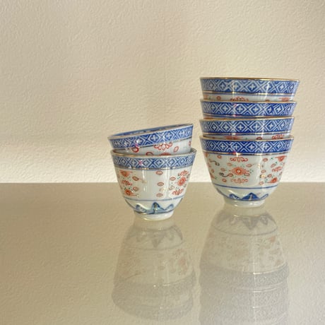 中国茶器 景徳鎮陶器 湯呑み茶碗 中