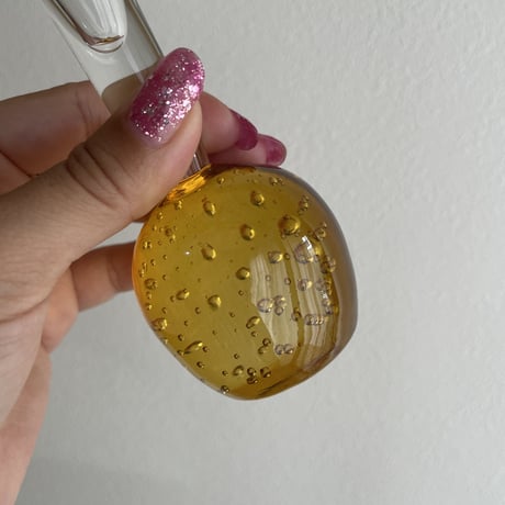 Bubble flower vase Yellow