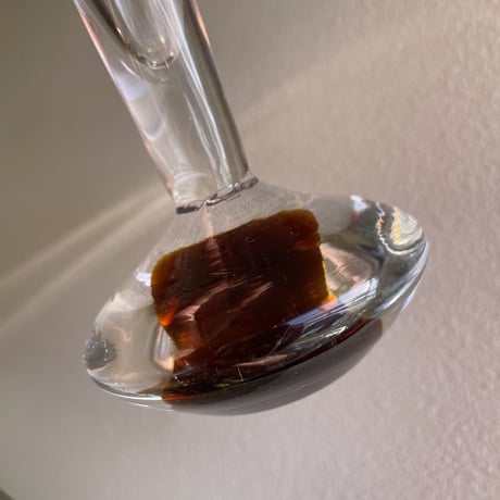 Glass flower vase