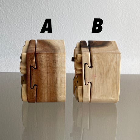 Wood mini box cat