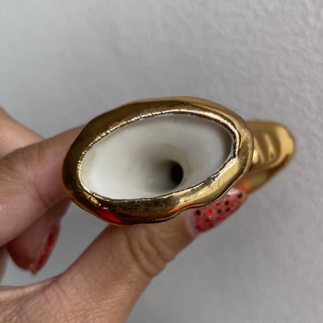 Gold mini vase