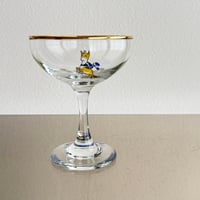 1970's UK Babycham champagne glass