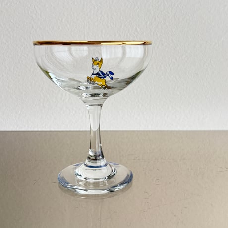 1970's UK Babycham champagne glass