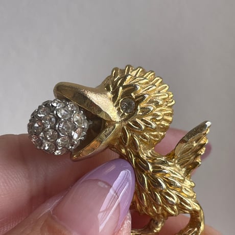 Bird brooch