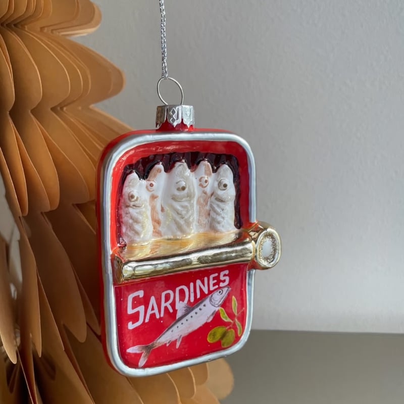新品未使用 オイルサーディン オーナメント Sardines can ornament USA | Koy studio