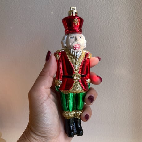 Nutscracker plastics ornament USA