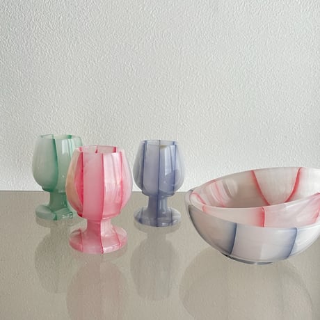 Stone bowl blue