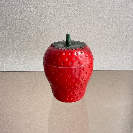 Hazel Atlas jam pot strawberry