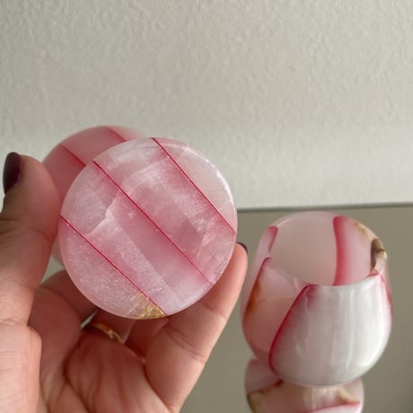 Stone cup Small Pink