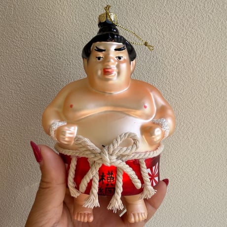 SUMO 横綱 glass ornament USA