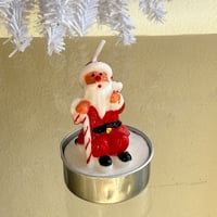 Candle santa candy cane