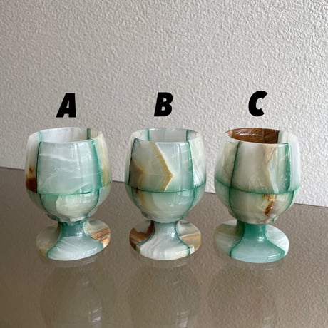 Stone cup SMALL Green