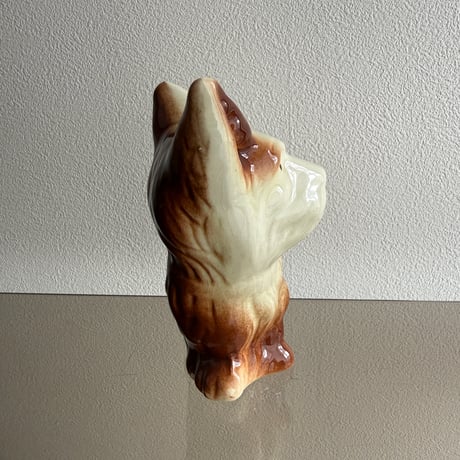 Dog flower vase