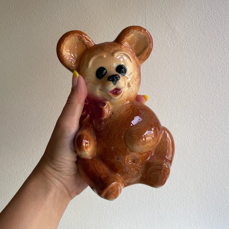 アンティーク雑貨 Baby Block Kind Bear Vase Teddy bear vase | Koy studio