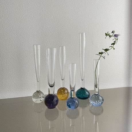 Bubble flower vase Yellow